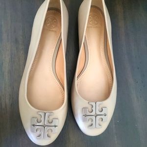 Gray Tory Burch Lowell ballet flats